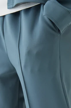 boohooMAN Tapered Pintuck Scuba Trouser | UK| Trousers|Sets & Co-Ords