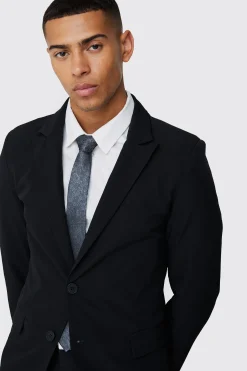 boohooMAN Technical Stretch Slim Fit Blazer | UK| Suits & Tailoring