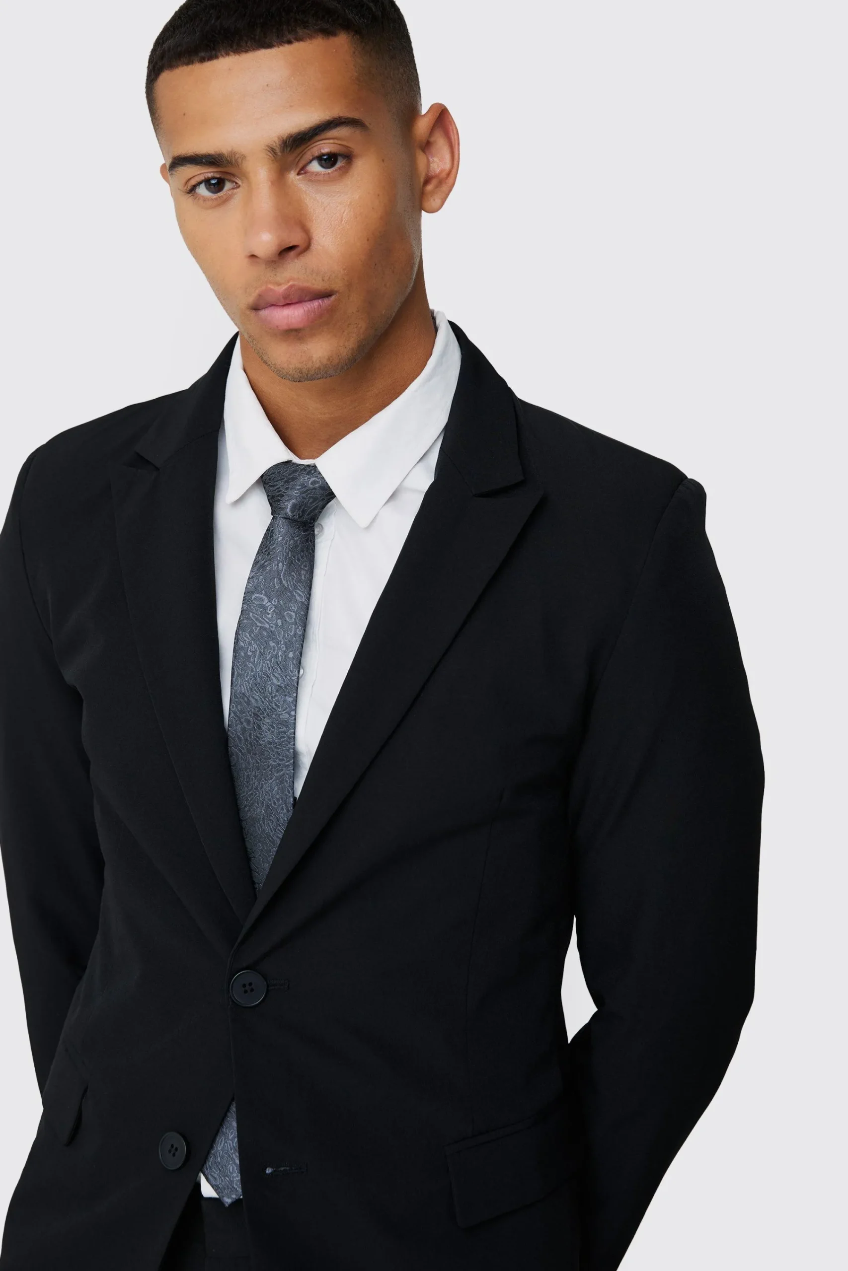 boohooMAN Technical Stretch Slim Fit Blazer | UK| Suits & Tailoring