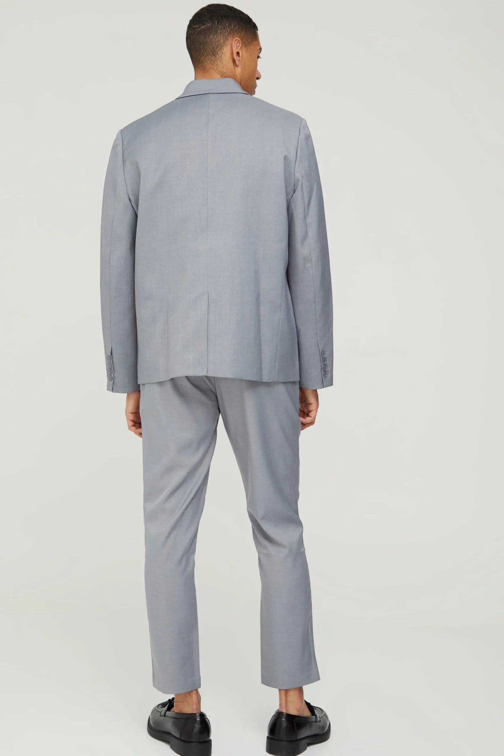 boohooMAN Textured Double Breasted Suit Jacket | UK| Suits & Tailoring