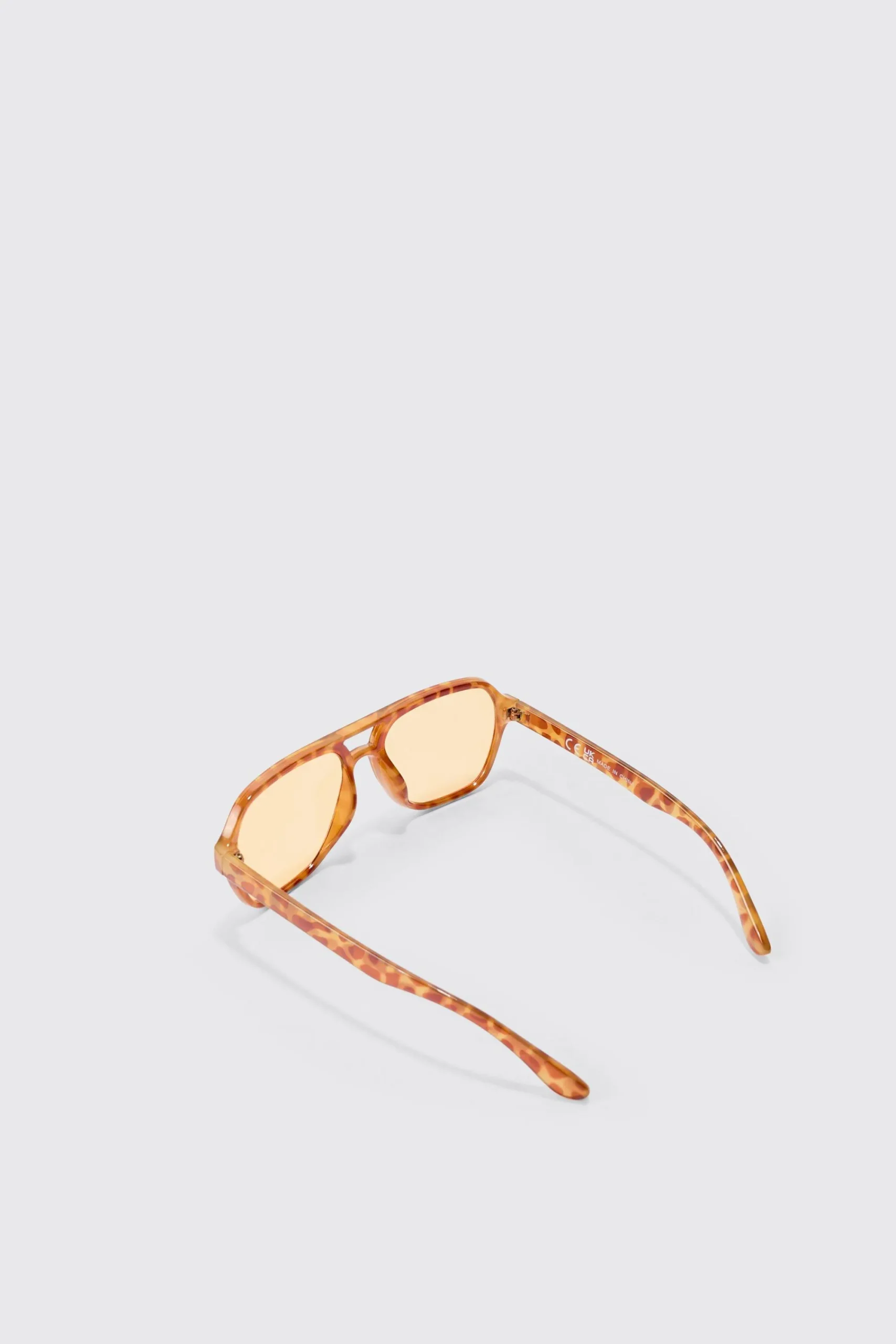 boohooMAN Tortoise Aviator Sunglasses In | UK| Sunglasses