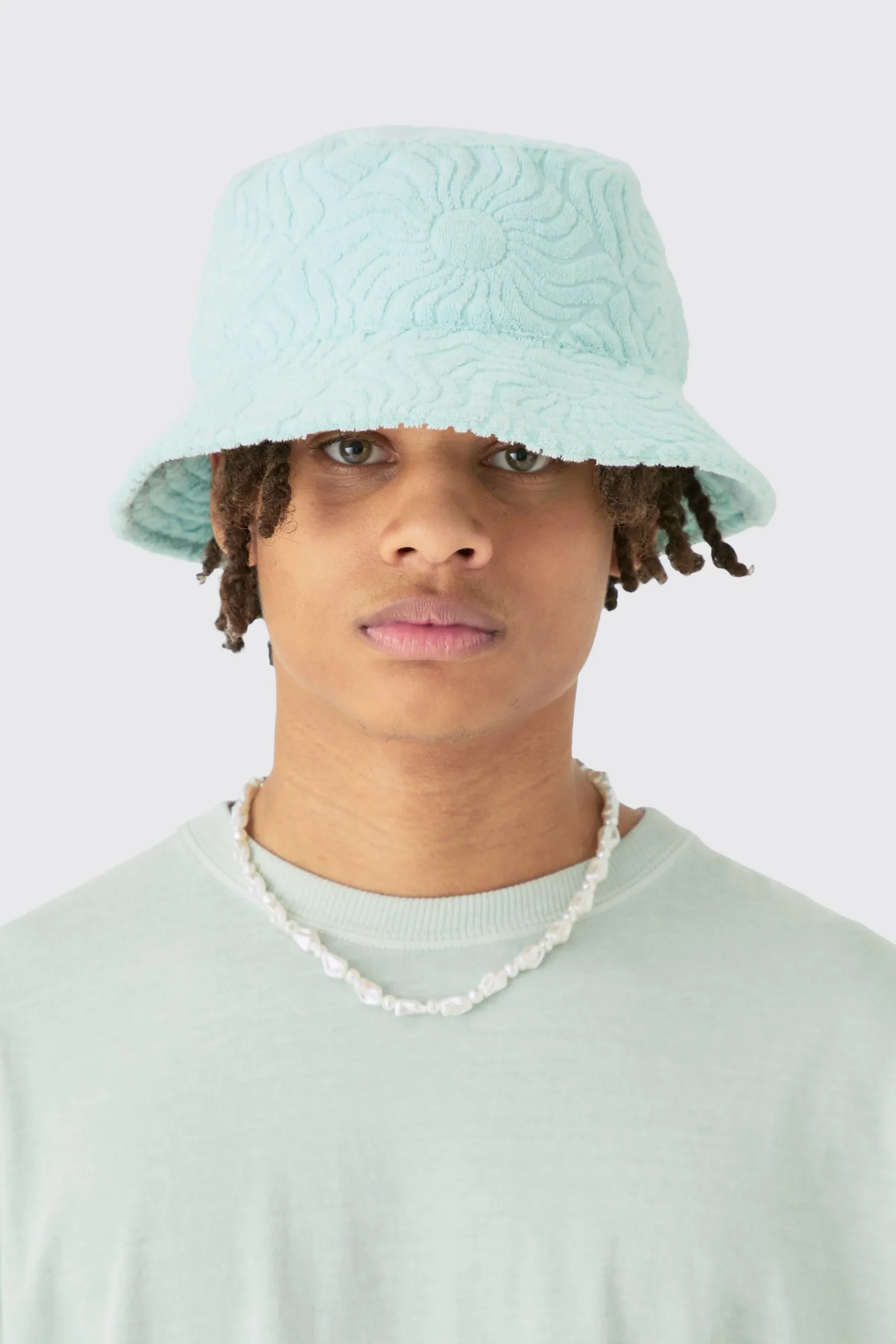 boohooMAN Towelling Bucket Hat In | UK| Hats & Caps