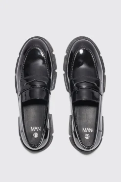 boohooMAN Track Sole Loafer | UK| Smart Shoes