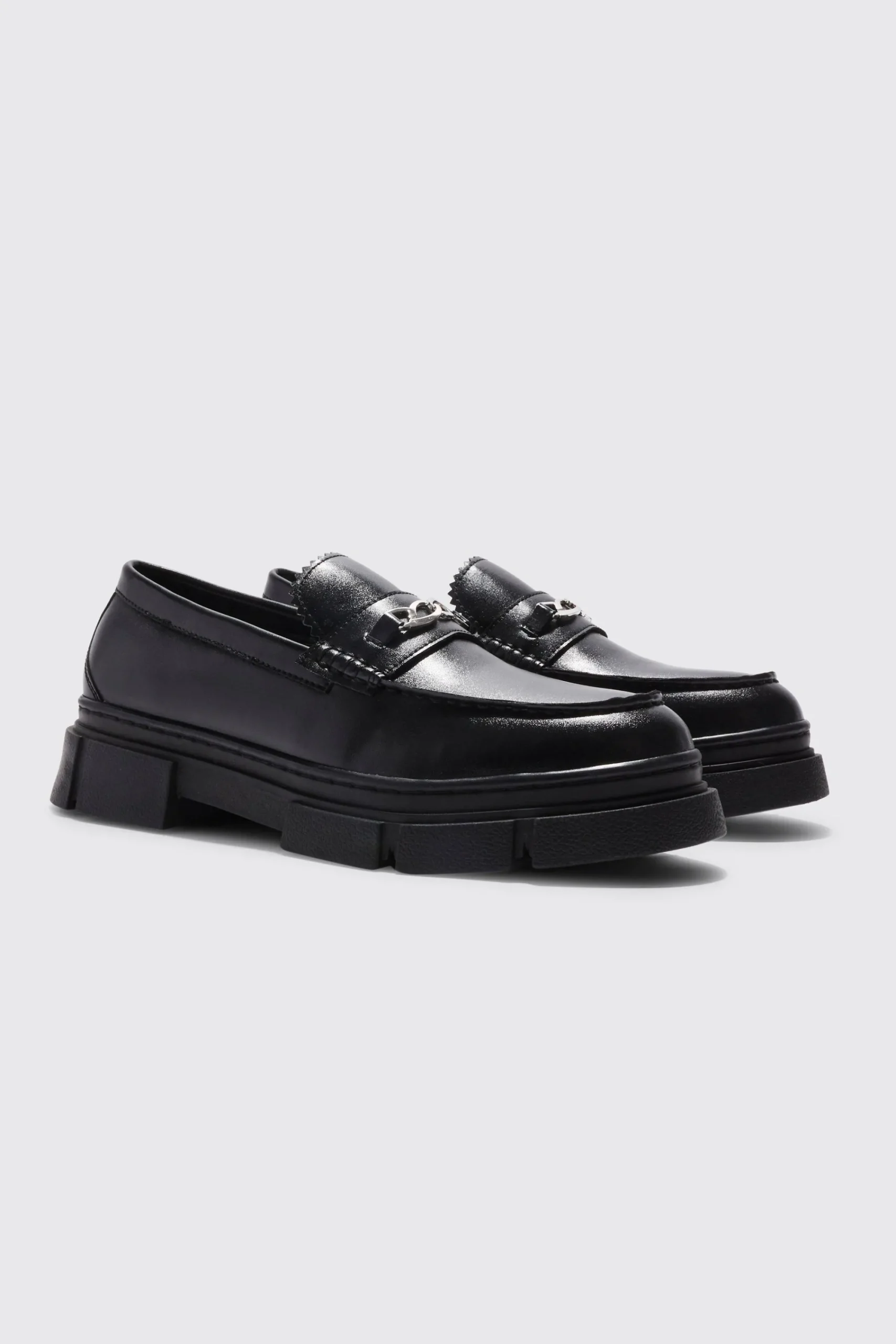 boohooMAN Track Sole Snaffle Loafer | UK| Smart Shoes