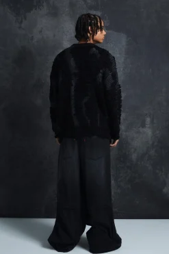 boohooMAN Trippie Redd Extreme Baggy Rigid Zip Off Leg Denim Jeans | UK| Trousers|Jeans