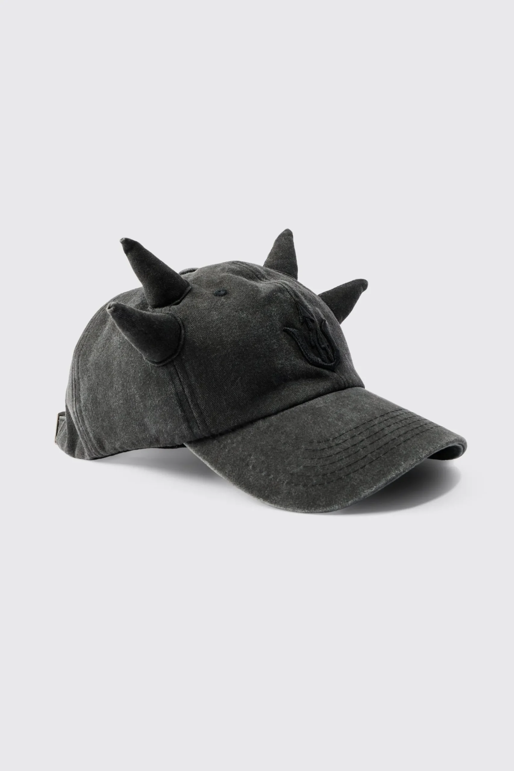 boohooMAN Trippie Redd Graphic Double Horn Cap In | UK| Hats & Caps