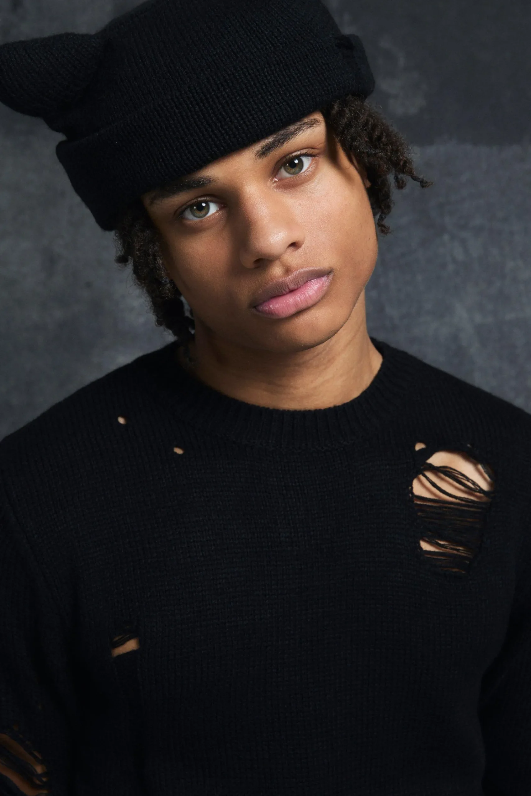 boohooMAN Trippie Redd Muscle Fit Distressed Jumper | UK| Knitwear