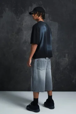 Trippie Redd Oversized Boxy Heavy Washed 14 T-shirt | UK^boohooMAN Outlet