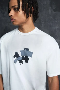 Trippie Redd Oversized Boxy Heavy Washed 14 T-shirt | UK^boohooMAN Outlet