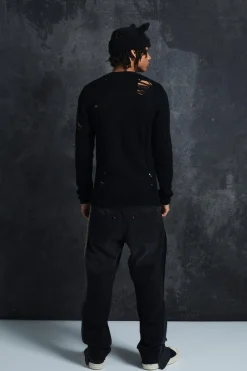boohooMAN Trippie Redd Relaxed Rigid Panel Denim Jeans | UK| Trousers|Jeans