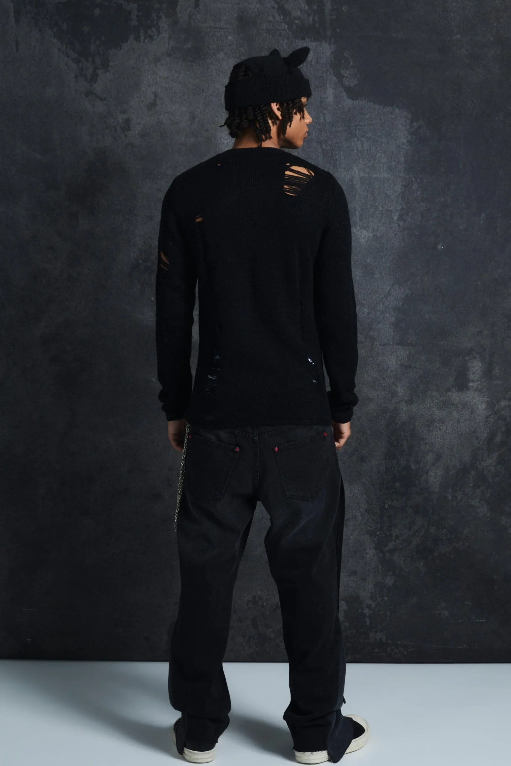 boohooMAN Trippie Redd Relaxed Rigid Panel Denim Jeans | UK| Trousers|Jeans