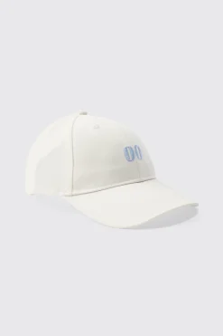 boohooMAN Twill Embroidered Cap In | UK| Hats & Caps