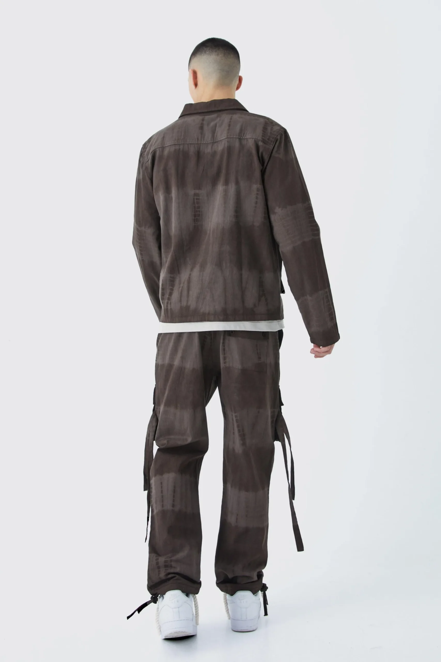 boohooMAN Twill Tie Dye Harrington Jacket | UK| Sets & Co-Ords