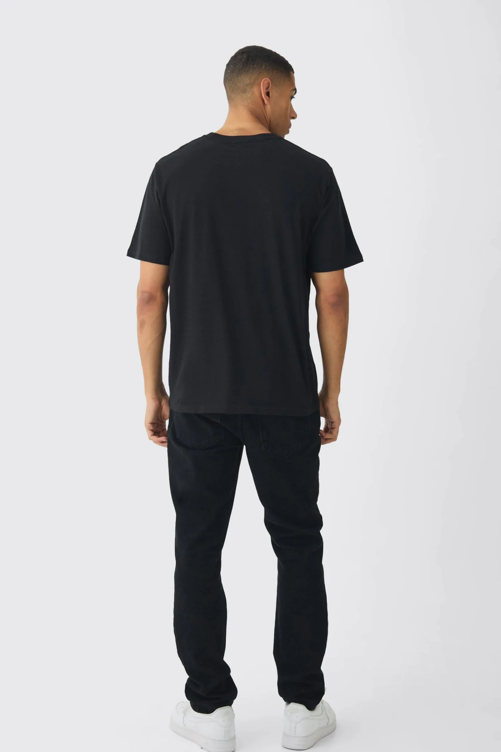 Varsity Graffiti Puff Print T-Shirt | UK^boohooMAN Sale