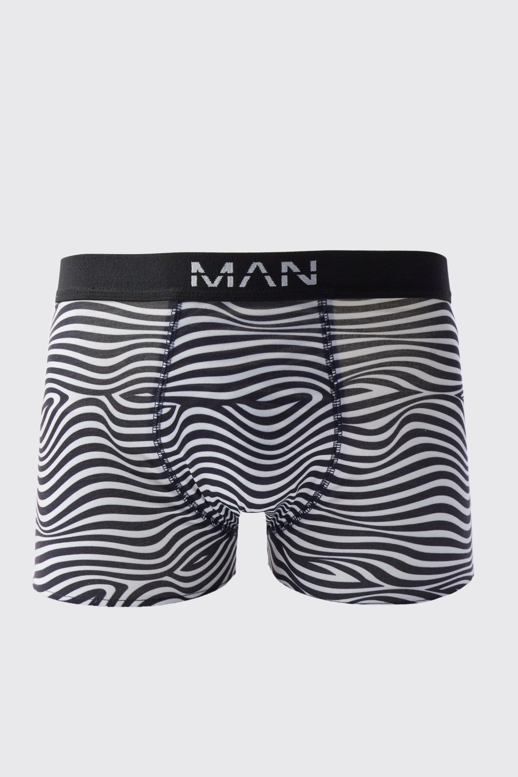 boohooMAN Wavy Stripe Print Boxers | UK| Underwear & Socks|Underwear & Socks
