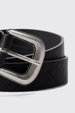 boohooMAN Western Buckle Belt | UK| Belts