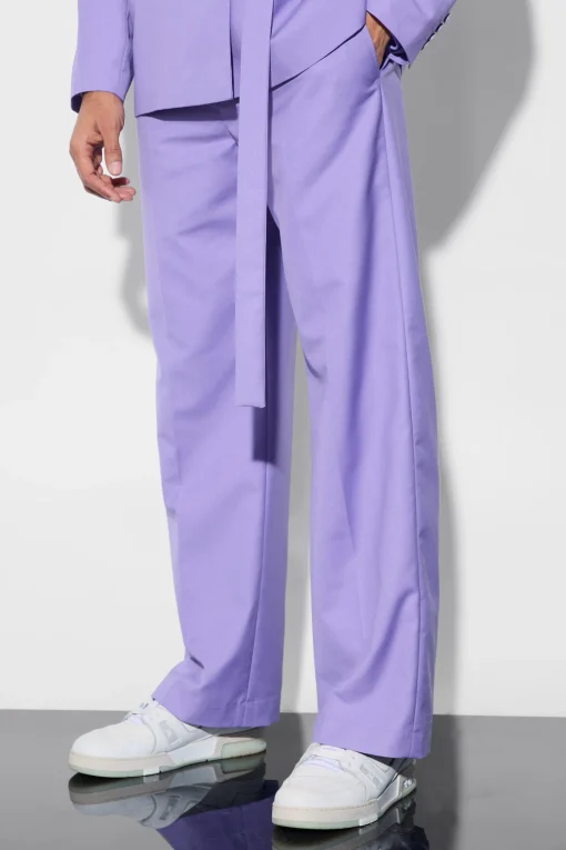 boohooMAN Wide Fit Suit Trousers | UK| Suits & Tailoring