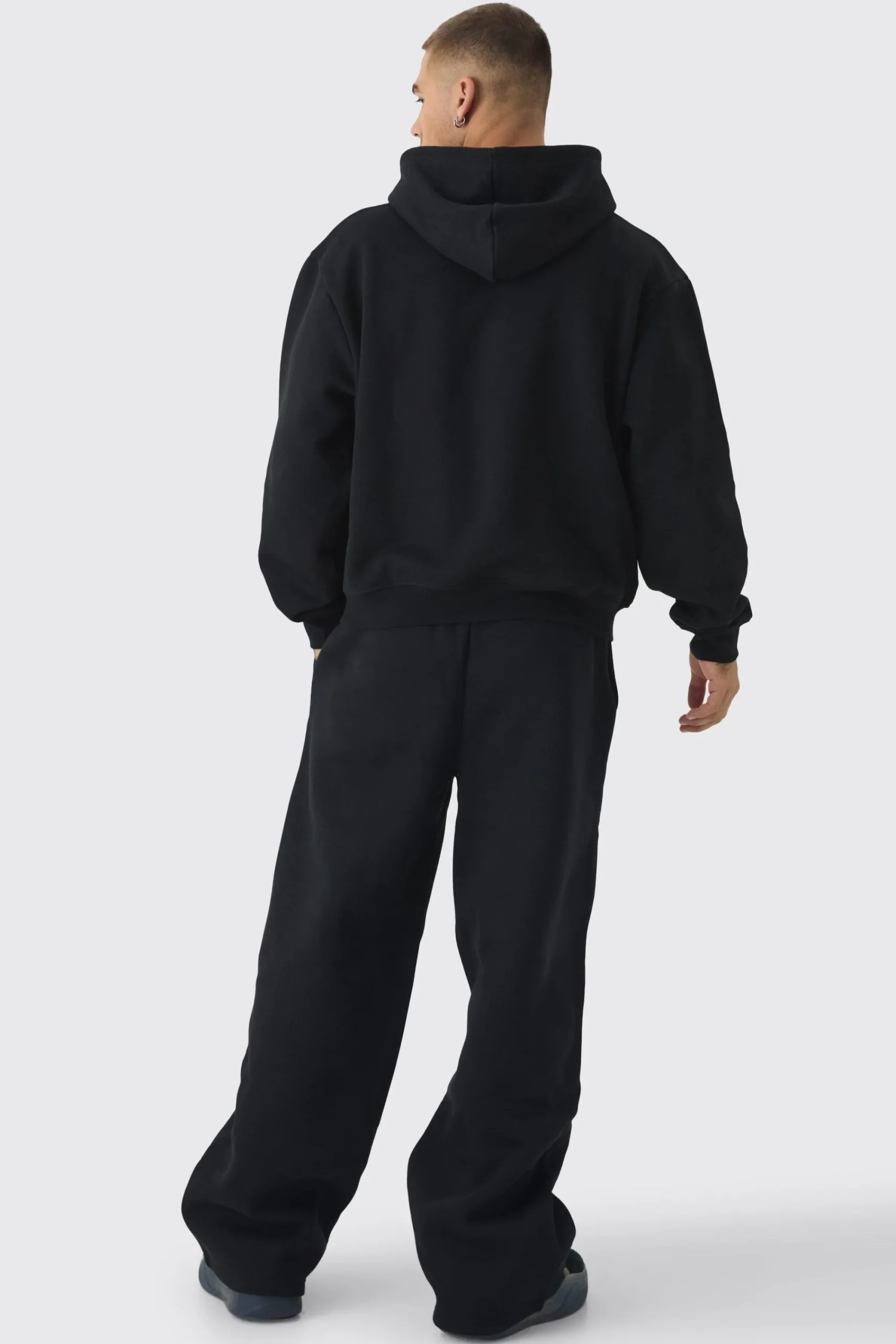 boohooMAN Wide Leg Star Printed Joggers | UK| Joggers