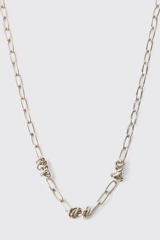 boohooMAN Wire Chunky Chain Necklace | UK| Jewellery & Watches