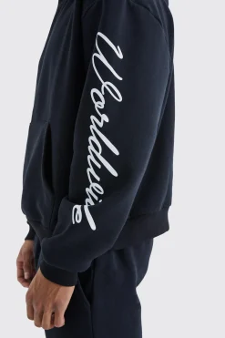 boohooMAN Worldwide Placement Printed Gusset Tracksuit | UK| Tracksuits