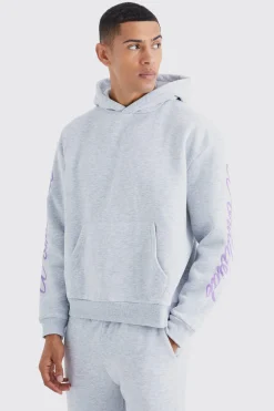boohooMAN Worldwide Placement Printed Gusset Tracksuit | UK| Tracksuits