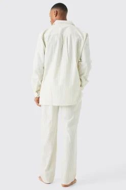 boohooMAN Woven Stripe Lounge Shirt | UK| Shirts