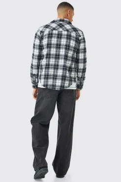 boohooMAN Zip Through Check Shirt | UK| Shirts