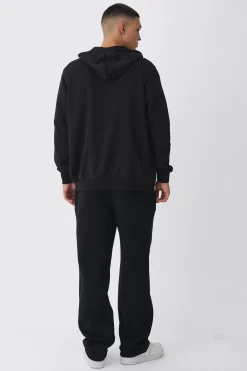 boohooMAN Zip Through Heart Embroidered Hoodie | UK| Hoodies & Sweatshirts